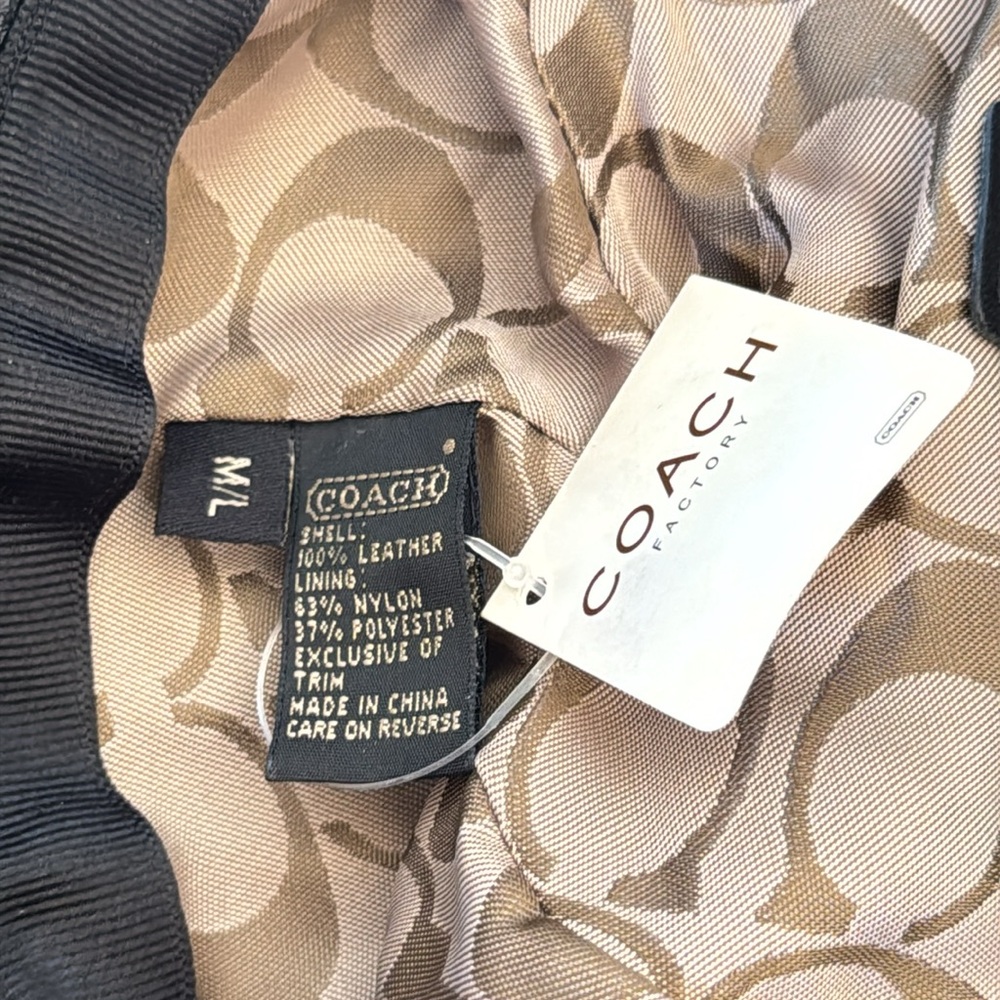 Coach leather bucket hat - Picture 5 of 6
